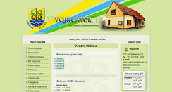 Desktop Screenshot of obecvojkovice.cz